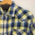 ブルーブルー BLUE BLUE INDIGO DYE フラップポケット チェック ネル ウエスタン シャツ メンズ 2