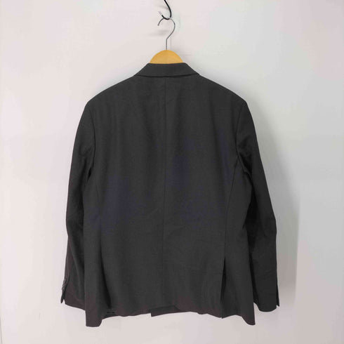 エイチアンドエム H&M レーヨン混 ダブルブレスト テーラードジャケット & タック テーパード スラックス セットアップ メンズ JKT:52/PNT:52