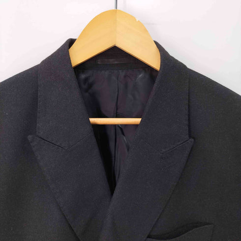 エイチアンドエム H&M レーヨン混 ダブルブレスト テーラードジャケット & タック テーパード スラックス セットアップ メンズ JKT:52/PNT:52