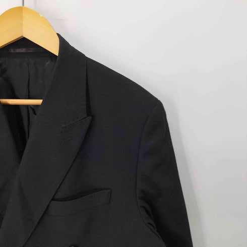 エイチアンドエム H&M レーヨン混 ダブルブレスト テーラードジャケット & タック テーパード スラックス セットアップ メンズ JKT:52/PNT:52