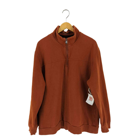 アロー ARROW ハーフジップ モックネック スウェット メンズ 2XL