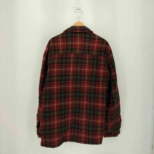 ユニクロ UNIQLO オールド チェック柄 裏地キルティング レーヨンウールジャケット メンズ L