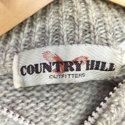 COINTRY HILL ハーフジップ ウール ニットセーター メンズ L
