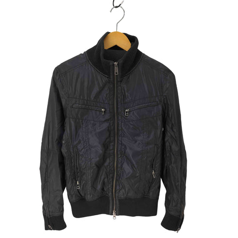 ジャックローズ JACKROSE リブ切替 裏地メッシュフルジップジャケット メンズ