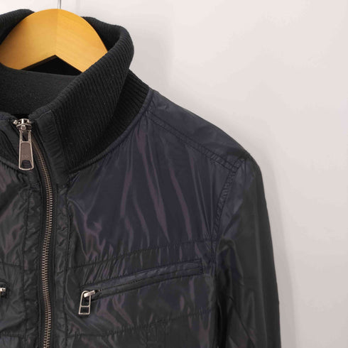 ジャックローズ JACKROSE リブ切替 裏地メッシュフルジップジャケット メンズ