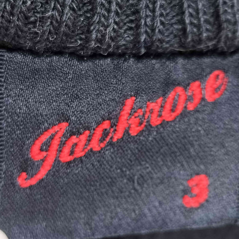 ジャックローズ JACKROSE リブ切替 裏地メッシュフルジップジャケット メンズ