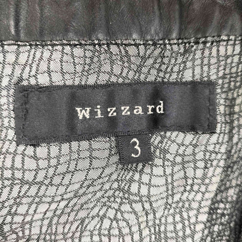 ウィザード Wizzard cow leather ririジップ カウレザーシングルライダースジャケット メンズ 3