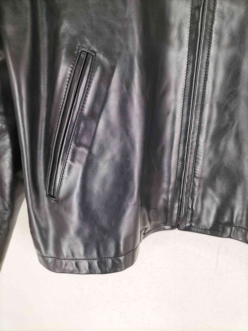 タブロイドニュース tabloid news horse leather ホースレザーシングルライダースジャケット メンズ 2