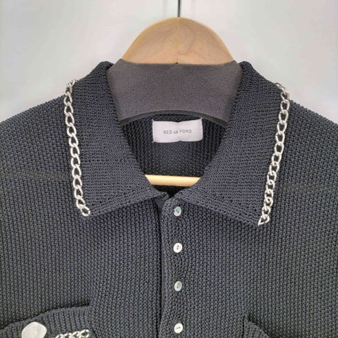 ベッドフォード BED J.W. FORD 25SS Chain Polo Half-sleeve Sweater メンズ