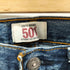 リーバイス Levis ドミニカ共和国製 501 straight fit ボタン裏刻印4140 ダメージ ストレート デニムパンツ メンズ W32L30