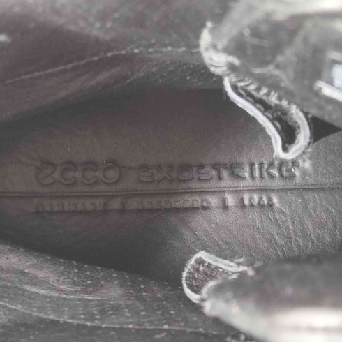 エコー ecco EXOSTRIKE レザーハイカットスニーカー メンズ 25.5