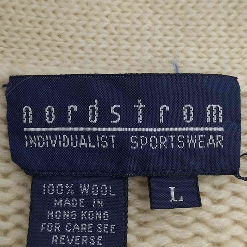 ノードストローム NORDSTROM 刺繍デザイン ウール カーディガン レディース import:L