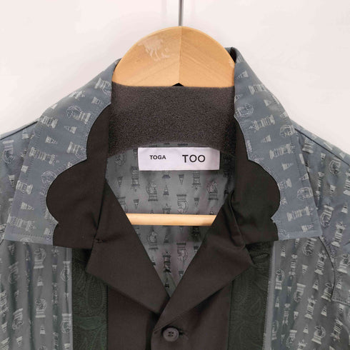 トーガ TOGA TOO High Twist Twill Short Sleeve Shirt メンズ JPN:L