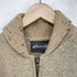 エディーバウアー Eddie Bauer ネップ 総柄 ジップアップ ニットジャケット メンズ JPN:S