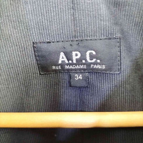 アーペーセー A.P.C. レーヨンコットン ショートピーコート レディース 34