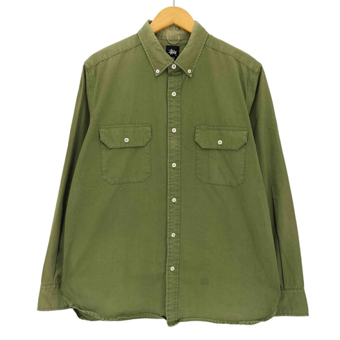 ステューシー Stussy Troops Surplus Collection Military Work Shirt ミリタリー ワークシャツ メンズ import:M