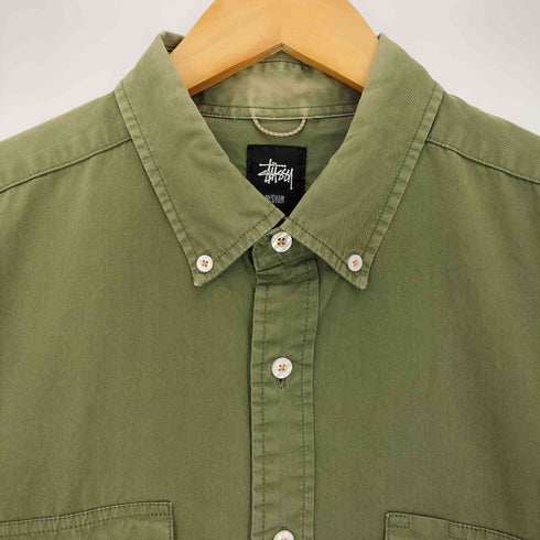 ステューシー Stussy Troops Surplus Collection Military Work Shirt ミリタリー ワークシャツ メンズ import:M