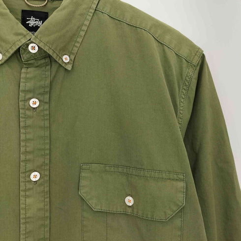 ステューシー Stussy Troops Surplus Collection Military Work Shirt ミリタリー ワークシャツ メンズ import:M