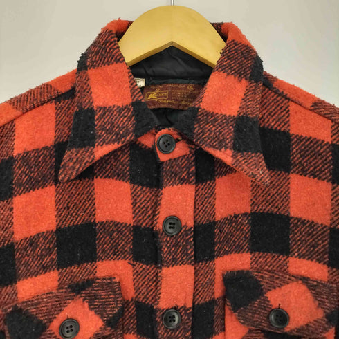 ケーマート Kmart 70s 香港製 バッファローチェック ネルシャツ メンズ import:XL