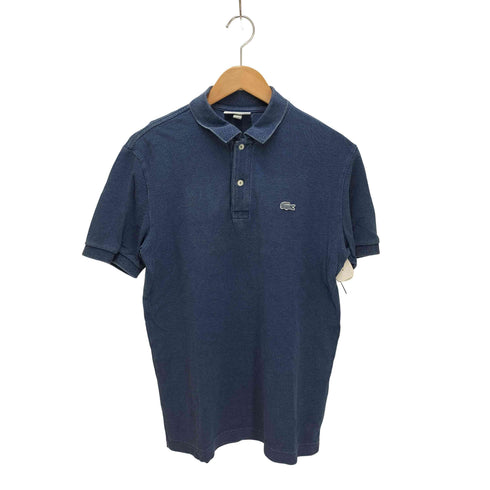 ラコステ LACOSTE インディゴ ピケ ポロシャツ メンズ import:M