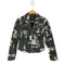 デシグアル Desigual 新聞プリントのジッパージャケット レディース import:XS