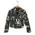 デシグアル Desigual 新聞プリントのジッパージャケット レディース import:XS