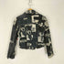 デシグアル Desigual 新聞プリントのジッパージャケット レディース import:XS