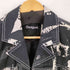 デシグアル Desigual 新聞プリントのジッパージャケット レディース import:XS
