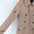 アーペーセー A.P.C. ダブルブレストショートトレンチコート レディース 34