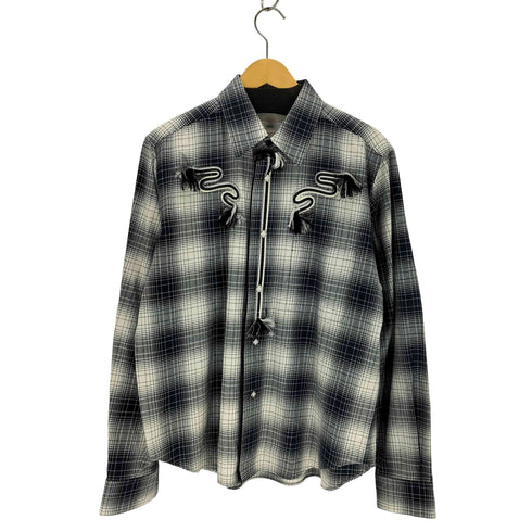 トーガビリリース TOGA VIRILIS OMBRE CHECK SHIRT メンズ JPN:46