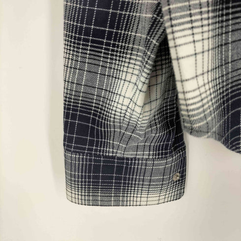 トーガビリリース TOGA VIRILIS OMBRE CHECK SHIRT メンズ JPN:46