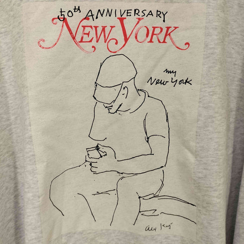 ビューティーアンドユースユナイテッドアローズ BEAUTY & YOUTH UNITED ARROWS 50TH プリント スウェット メンズ import:XL