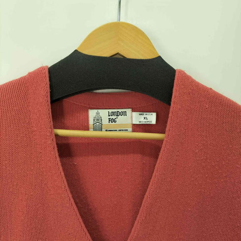 ロンドンフォグ LONDON FOG 90S USA製 アクリル ニット カーディガン メンズ import:XL