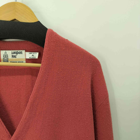 ロンドンフォグ LONDON FOG 90S USA製 アクリル ニット カーディガン メンズ import:XL