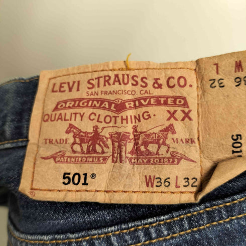 リーバイス Levis ボタン裏刻印359 501 デニムショーツ メンズ 36X32