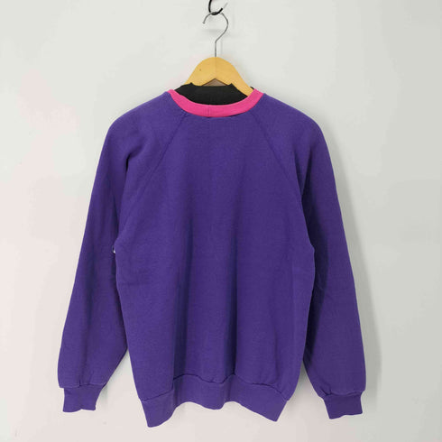 ヘインズ Hanes 80S USA製 ラグランスリーブ スウェット トレーナー メンズ import:L