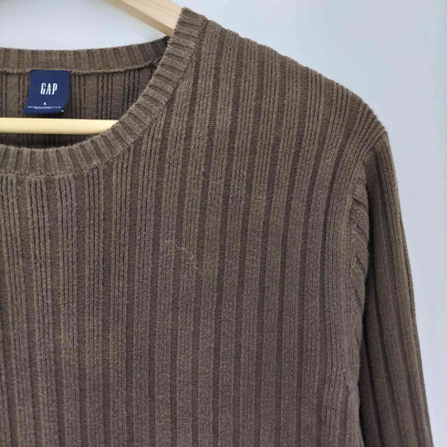ギャップ Gap OLD 00s 香港製 クルーネック リブニット メンズ import:L