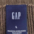 ギャップ Gap OLD 00s 香港製 クルーネック リブニット メンズ import:L