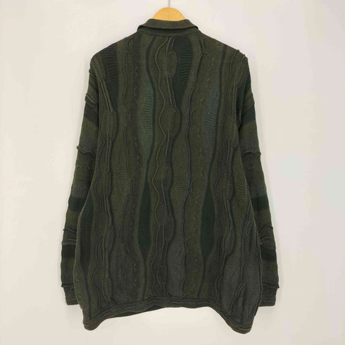 Bergati 90s 長袖 3D ニットポロ メンズ import:XL