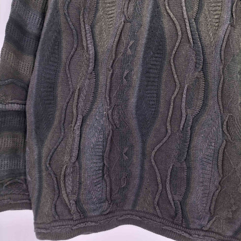 Bergati 90s 長袖 3D ニットポロ メンズ import:XL