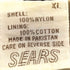 シアーズ Sears 80S パキスタン製 ナイロン コーチジャケット メンズ import:XL