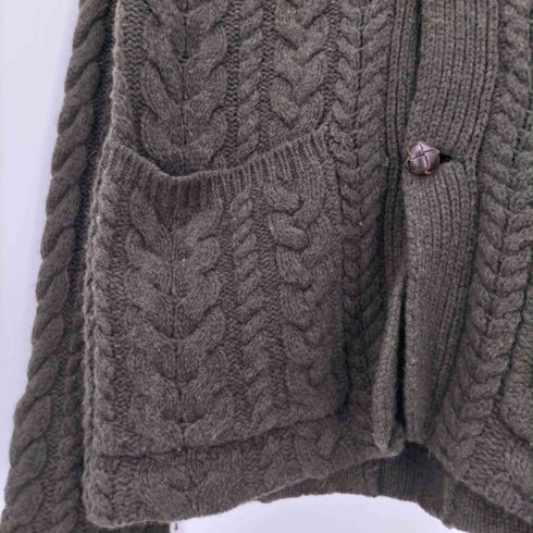 ポロバイラルフローレン Polo by RALPH LAUREN カシミヤ混 クルミボタン ケーブル編み ニット テーラードジャケット メンズ import:S