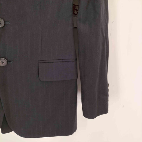 ラルフローレン RALPH LAUREN ストライプ3Bテーラードジャケット インナーベスト タイトスカート スリーピースセットアップ レディース 9