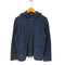 ブルーブルー BLUE BLUE 圧縮ウールニット ショールカラー ジップアップジャケット メンズ US:30-31