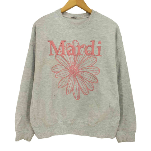 マルディメクルディ Mardi Mercredi フラワープリント コットン クルーネックスウェット レディース ONE SIZE