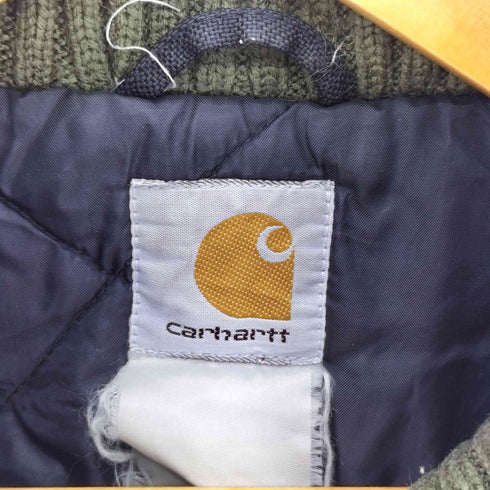 カーハート Carhartt 90-00s リプ付 スタンドカラー 裏地キルティング ワークジャケット メンズ