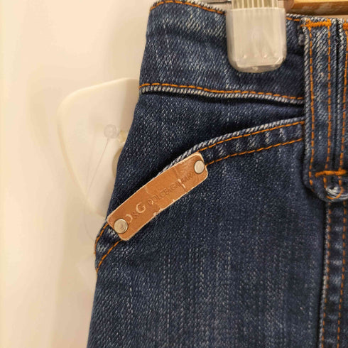 ディーアンドジードルチェアンドガッバーナ D&G DOLCE&GABBANA デニムプリーツスカート レディース 22/36