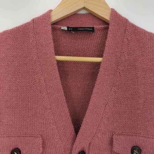 ディースクエアード DSQUARED2 11aw アルパカ混 マルチポケット ニットベスト メンズ import:L