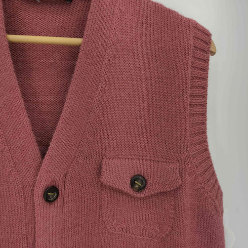 ディースクエアード DSQUARED2 11aw アルパカ混 マルチポケット ニットベスト メンズ import:L