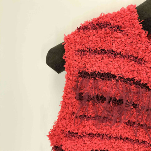 ファーストハンド Firsthand 25SS 異素材フリンジニットベスト レディース
